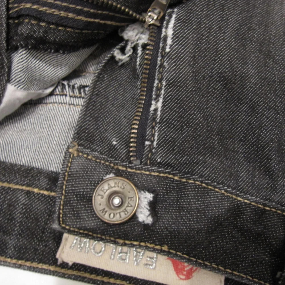 Y2k rhinestone denim mini skirt size 9 farlow jeans - Picture 8 of 8